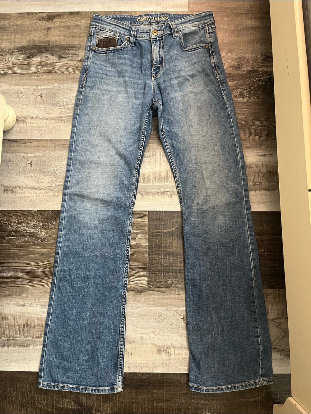 Men's Cody James Light Wash Bootcut Jeans